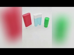 Zaawansowana jakość 15g plastikowy dezodorant sztylet pojemnik z dolnym wsparciem wypełnienia