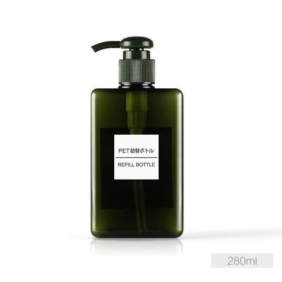 Hurtowa kwadratowa butelka PETG na balsam z pompką do kosmetyków - MOQ 10000 sztuk