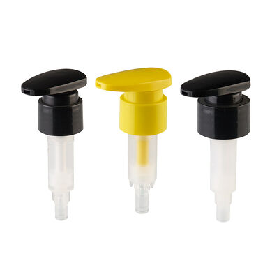 Plastikowa pompka do balsamu z zewnętrzną sprężyną, gwintowana, 24mm 28mm 32mm, zapobiegająca wyciekom, do butelek kosmetycznych