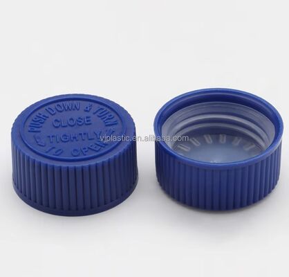 20mm 24mm 28mm Czarne pasmowe gładkie plastikowe śrubkowe czapki indukcyjne uszczelniające uszczelnienie do butelek kosmetycznych