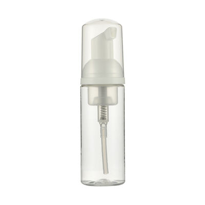 Refillable Foam Pump Bottle with Multiple Capacity Options in Transparent PET Material for Customizable Skincare Packaging