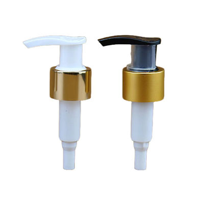 24/410 28/410 Aluminiowa złota pompa kosmetyczna Plastic emulsion dispenser do mycia rąk butelka pompa do mycia ciała