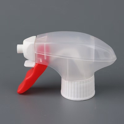 Profesjonalny 28 / 415 Plastic Trigger Sprayer z dziecięcym zamkiem Podwójna czapka do dostosowywalnego opakowania kosmetycznego