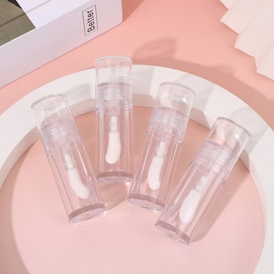 Plastic Przejrzysty Duża Głowa Szczoteczka Wargi Szklana Rurka Mała Do Podkreślenia Płyn