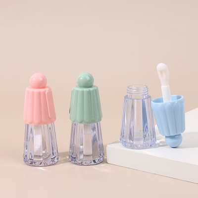 Kosmetyczny Gloss do ust 4,5 ml Plastikowa rurka z okładką w kształcie parasola W różnych kolorach