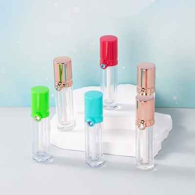 4 ml plastikowej lampy z glebą do ust z czapką wiertniczą, dostosowywalnym kolorem i wydrukowanym logo