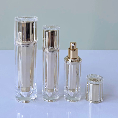Flaska z akrylowego słoika bez powietrza 30G 50G 30ML 50ML 100ML do balsamów kosmetycznych z pompą balsamów aluminiowych lub opryskiwaczem mgły