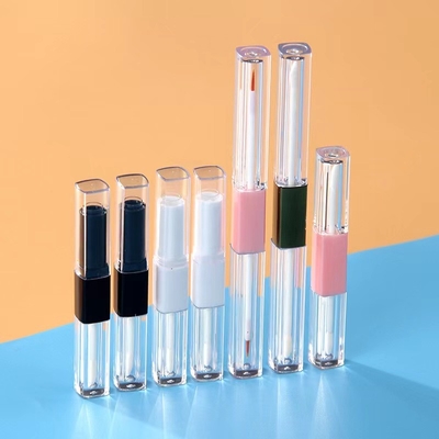 Zindywidualizowana Dwukrotna rurka 1,2 ml 2,5 ml 1,8 g dla rurki z błyszczącym blaskiem do warg lub rurki do szminki lub oczu