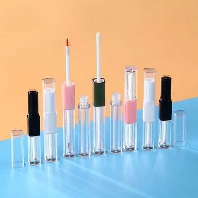 Zindywidualizowana Dwukrotna rurka 1,2 ml 2,5 ml 1,8 g dla rurki z błyszczącym blaskiem do warg lub rurki do szminki lub oczu