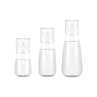 60 ml PET plastikowa butelka w kształcie spółki, używana do personalizacji szamponów do pielęgnacji skóry