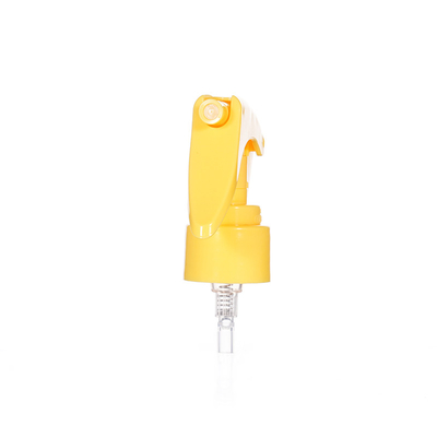 Żółty kolor 24 / 410 Plastic Mini Trigger Sprayer Z Plectrum Design