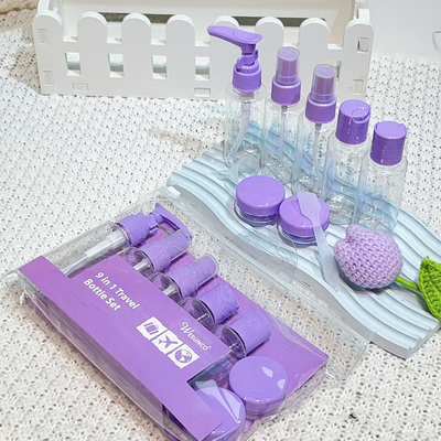Gorąca pieczętowanie 50ml plastikowa butelka do zaopatrzenia się w kolorystyczny zestaw do pielęgnacji skóry
