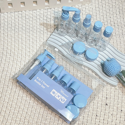 Gorąca pieczętowanie 50ml plastikowa butelka do zaopatrzenia się w kolorystyczny zestaw do pielęgnacji skóry