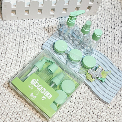 Voguish Design 7 sztuk Plastic Travel 50ml butelka zestaw używany do pielęgnacji osobistej pakiet