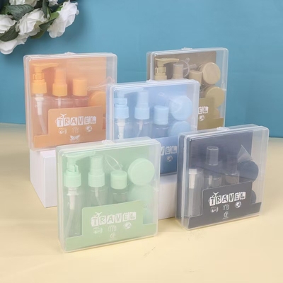 Voguish Design 7 sztuk Plastic Travel 50ml butelka zestaw używany do pielęgnacji osobistej pakiet