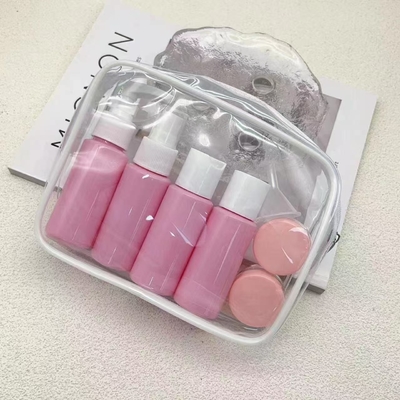 Delikatny projekt 50 ml plastikowej butelki podróżnej z luksusowym wyglądem