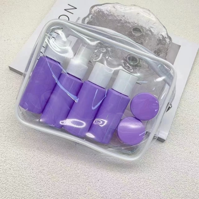 Delikatny projekt 50 ml plastikowej butelki podróżnej z luksusowym wyglądem