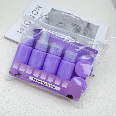 Delikatny projekt 50 ml plastikowej butelki podróżnej z luksusowym wyglądem