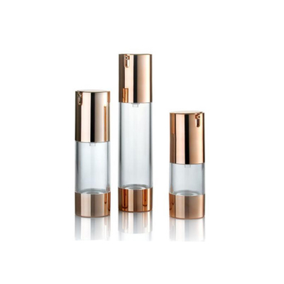 Aluminiowa drewniana 30 ml butelka bez powietrza z kolorystyką