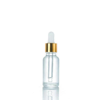 Sprzedaż hurtowa 15ML 30ML 50ML Szklana butelka z olejem eterycznym Pusty opakowanie z kapsułką kroplówką i szklanym pipetą