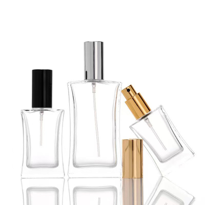 Sprzedaż hurtowa 20ML 30ML i 50ML Butelki z szkła kwadratowego Perfumy Puste opakowanie
