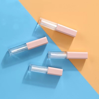 Różowa plastikowa, 1,2 ml, pojemnik do błyszczącego na wargi