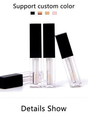 Kwadratowy, hurtowy, 1,2 ml, pojemnik z rurą do połysku do ust