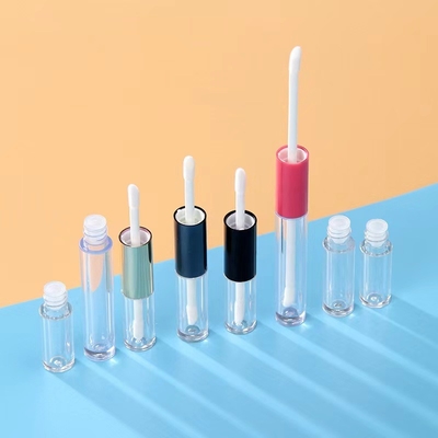 Niestandardowe pojemniki z podwójnymi głowicami o pojemności 1 ml, 1,5 ml i 2,5 ml do pustej rurki z błyszczem do warg
