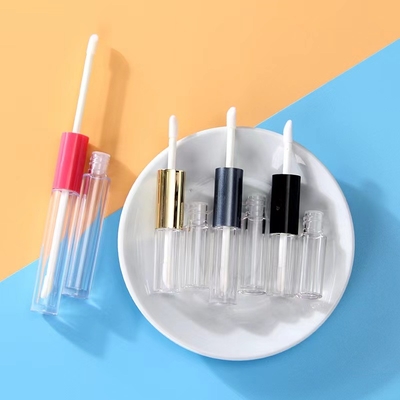 Niestandardowe pojemniki z podwójnymi głowicami o pojemności 1 ml, 1,5 ml i 2,5 ml do pustej rurki z błyszczem do warg