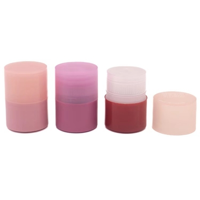 Unikalny styl 15ml skrut obrotowy plastikowy blask ustny butelka wsparcie dostosowanie