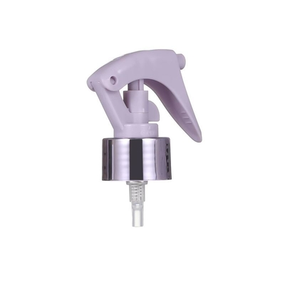 24/410 28/410 Fioletowy mini rozpylacz spustowy z aluminiową osłoną