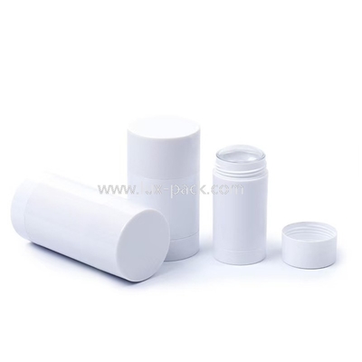 Recyklingowy, przezroczysty pojemnik na sztyft dezodorantu 15ml do 100ml