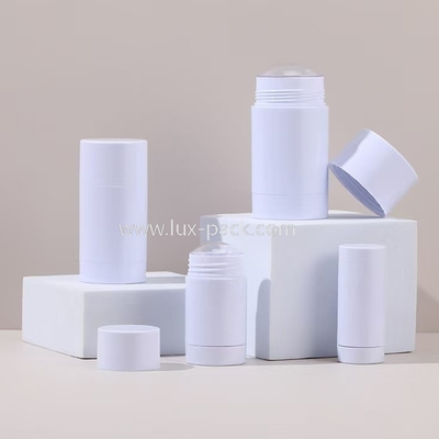 Recyklingowy, przezroczysty pojemnik na sztyft dezodorantu 15ml do 100ml