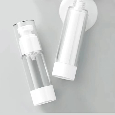 Plastikowa butelka airless 15ml do 120ml z głowicą rozpylającą