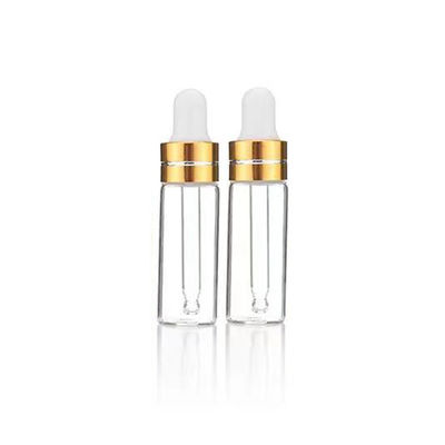 Butelka z olejem eterycznym z szkła bursztynowego 10 ml z zakrętką