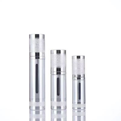 Luksusowa anodowana aluminiowa butelka z pompką bezpowietrzną, pusta, kosmetyczna, próżniowa, premium, pojemnik na serum do pielęgnacji skóry, wiele pojemności