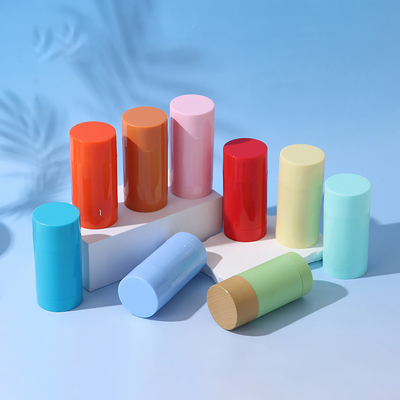 Niestandardowy kolorowy plastikowy sztyft dezodorantu 15g-100g, nadający się do recyklingu