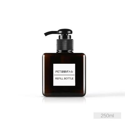 Hurtowa kwadratowa butelka PETG na balsam z pompką do kosmetyków - MOQ 10000 sztuk