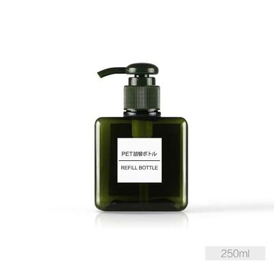 Hurtowa kwadratowa butelka PETG na balsam z pompką do kosmetyków - MOQ 10000 sztuk