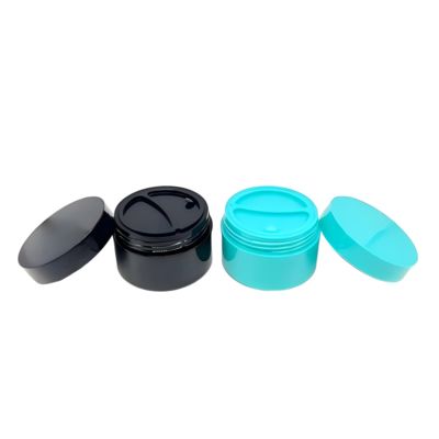 50+50g Matt PP Plastic Cream Jar z łyżką i podwójną powłoką do opakowań kosmetycznych z czasem realizacji 20 dni