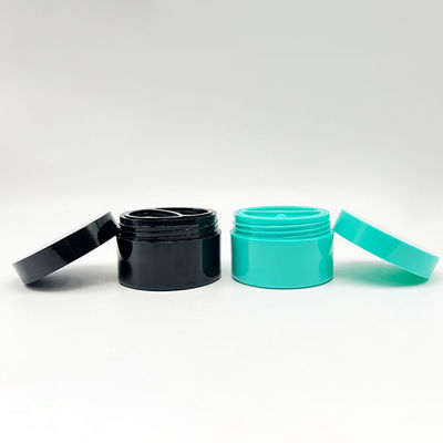 50+50g Matt PP Plastic Cream Jar z łyżką i podwójną powłoką do opakowań kosmetycznych z czasem realizacji 20 dni
