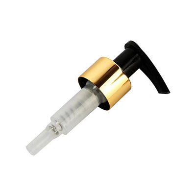 24/410 28/410 Aluminiowa złota pompa kosmetyczna Plastic emulsion dispenser do mycia rąk butelka pompa do mycia ciała