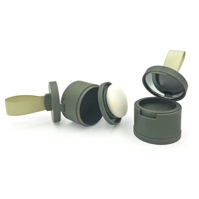 4G rozmiar ABS materiał Powder Case z dostosowanym kolorem włosów wykończenie i lustro wliczone