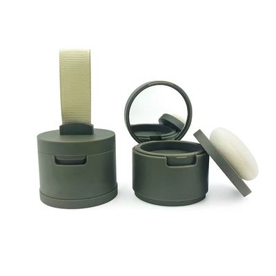 4G rozmiar ABS materiał Powder Case z dostosowanym kolorem włosów wykończenie i lustro wliczone