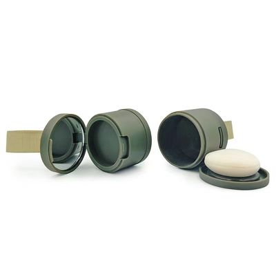 4G rozmiar ABS materiał Powder Case z dostosowanym kolorem włosów wykończenie i lustro wliczone