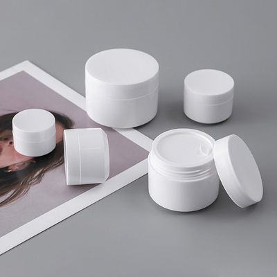 5g 10g 15g 30g 50g Podwójne ścianki Tworzywo PP z możliwością wielokrotnego napełniania Kosmetyki do pielęgnacji ciała Słoik na krem ​​z sitodrukiem