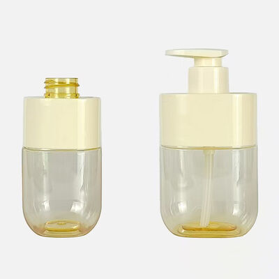 300 ml pojemności Custom Color Transparent PET Lotion Bottle for Luxury Skincare Packaging