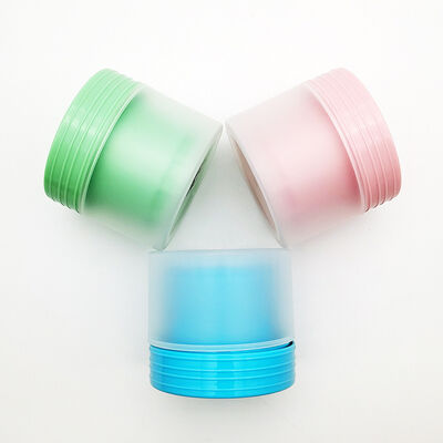 Hurtowa sprzedaż 80g matowego słoiczka na krem z podwójną ścianką PP w kolorze dla luksusowych opakowań kosmetycznych