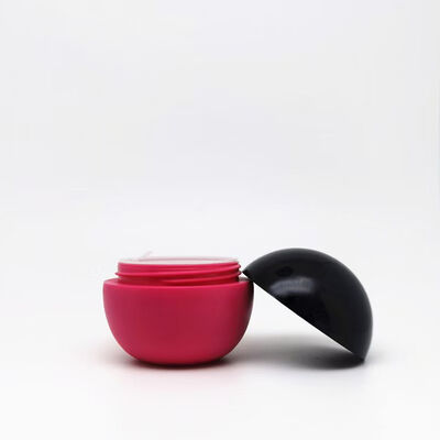 Sferyczna forma plastikowa słoik z kremem w 5g 25g 50g 80g Rozmiary z niestandardową grafiki Drukowanie do opakowań do pielęgnacji skóry