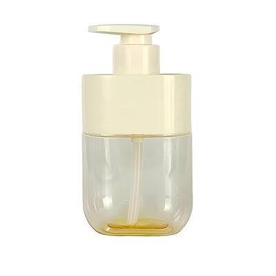 300 ml pojemności Custom Color Transparent PET Lotion Bottle for Luxury Skincare Packaging
